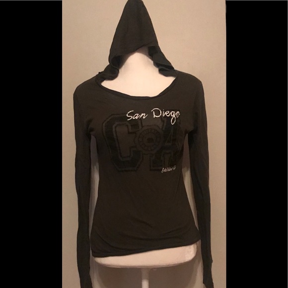 Dutch and Harley Tops - Long sleeved, hooded San Diego, CA t-shirt.